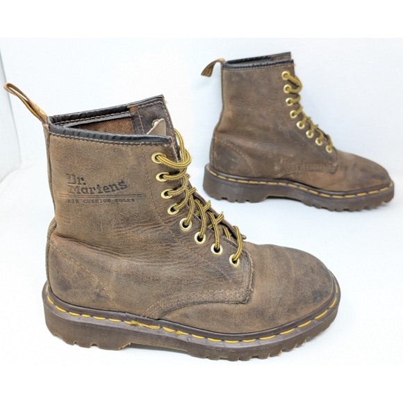 Dr Doc Martens England 1460 Leather Combat Womens Boots Size UK 4 US 6‎ Vintage
